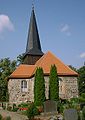 English: Church in Karwe Deutsch: Kirche in Karwe