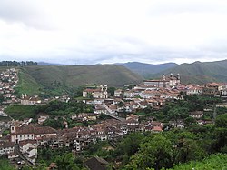 Ouro Preto látképe