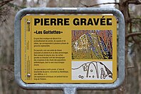 Informationstafel Pierre des Gottettes