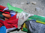 Prayer flags, located near Mount Everest.