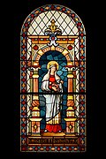 St Elisabeth of Hungary (18. century, stained glass).jpg