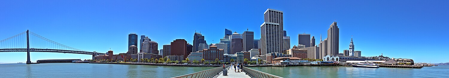 Panoramatická fotografia mesta San Francisco