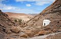 Capilla original de Nuestra Señora de la Peña en la ladera del barranco de Malpaso.