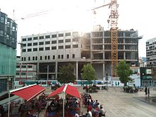 Centre Jaude 2 en travaux en septembre 2012.