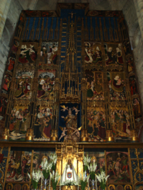 Retablo mayor de la catedral de Tudela, de Pedro Díaz de Oviedo y Diego del Águila.[61]​