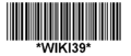 "Wikipedia" được mã hóa trong Code 39