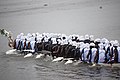 Course de pirogue sur le Wouri