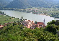 Die Wachau (Dürnstein) als Weltkulturerbe.