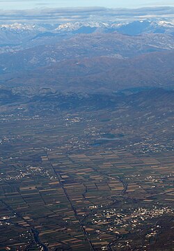 View of Fishtë from the air