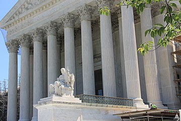 Statues guard the majestic façade of the U.S. Supreme Court, the highest court in the land. The words engraved on the lintel over the Greek pillars embody one of America’s founding principles: “Equal Justice Under Law.”