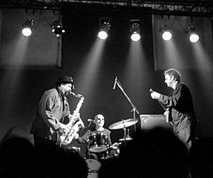 Joe Lovano, Paul Motian, and Bill Frisell in Rome