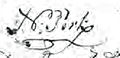 Handtekening Nicolaas Perk (1731-1804)