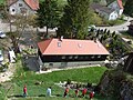 Hütte der Bergwachtsbereitschaft Sigmaringen im ehemaligen Burggraben