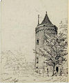 Toren oude slot Schagen door Jan Ensing