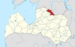 Municipalità di Valka – Localizzazione