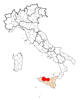Localisation de Ville métropolitaine de Palerme