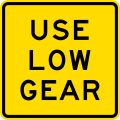 Use lower gear