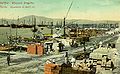 The port of Patras, 19th century postcard