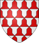 Vairé d'argent et de gueules