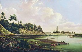 Vista de Zvenígorod de Karl Rabus, década de 1850.