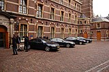 Auto's van ministers voor het Ministerie voor Algemene Zaken