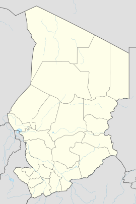 N'Djamena na mapi Čada
