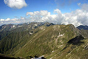 Das Făgăraș-Gebirge ist mit fünf Bergen über 2500 m (darunter auch der Moldoveanu) die am höchsten gelegene Region Rumäniens.