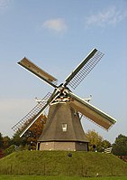 De Jantina Hellingmolen, een achtkantige beltmolen