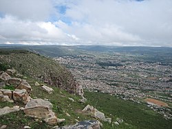 Blick über Lubango