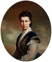 Портрет великой княгини Марии Фёдоровны, 1869 г. (ГИМ)