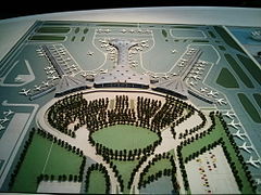 Model of Tianjin Binhai International Airport.jpg