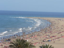 Strand van Playa del Inglés
