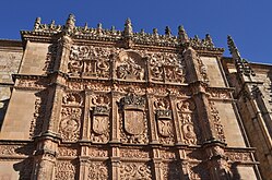 Fachada Rica de las Escuelas Mayores, 1512-1533 (Salamanca)