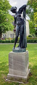Phryne, 2007 replica of the 1907 statue