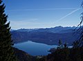 The lake Walchensee, a view to Krottenkopf