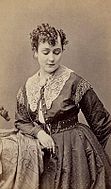 Actrice Adah Menken, rond 1870