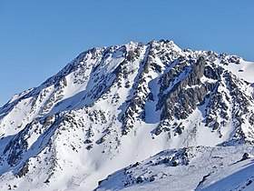 Vue du sommet depuis Val Thorens.