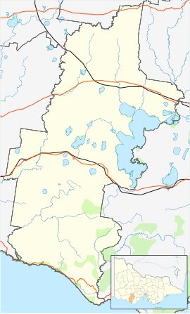 Cooriemungle is located in Corangamite Shire
