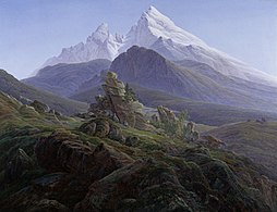 Caspar David Friedrich: Der Watzmann (entstanden 1824/25)