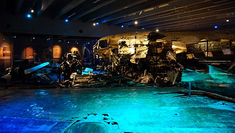 DC-3 wreck at the Swedish Air Force Museum, port side