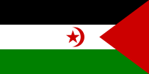 Vlag van die Arabiese Demokratiese Republiek Sahara