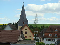 Skyline of Helmstadt