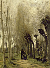 Jean-Baptiste Camille Corot, Les Saule à Marissel (1857).