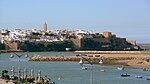 Vista da almedina de Rabat e do Casbá dos Oudaias, um dos centros políticos da República de Salé