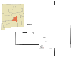 Location of Ruidoso Downs, New Mexico