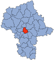 Masovian (mazowieckie) showing the powiat of Warsaw