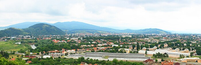 Munkács panorámája