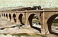 Concrete Railway Viaduct across Santa Ana River, Riverside, California, USA (1903)