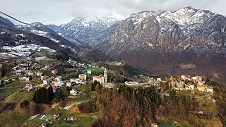 Panorama von Sottochiesa und Pizzino