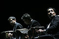 "Quejas de bandoneón" (Filiberto). Tema de comienzo y fin. (En la foto los dos bandoneonistas del Sexteto Mayor: Horacio Romo y Pablo Mainetti).